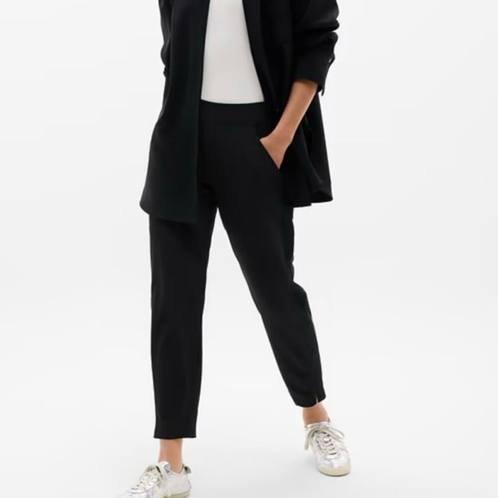 Athleta Brooklyn Mid Rise Black Ankle Pants 8